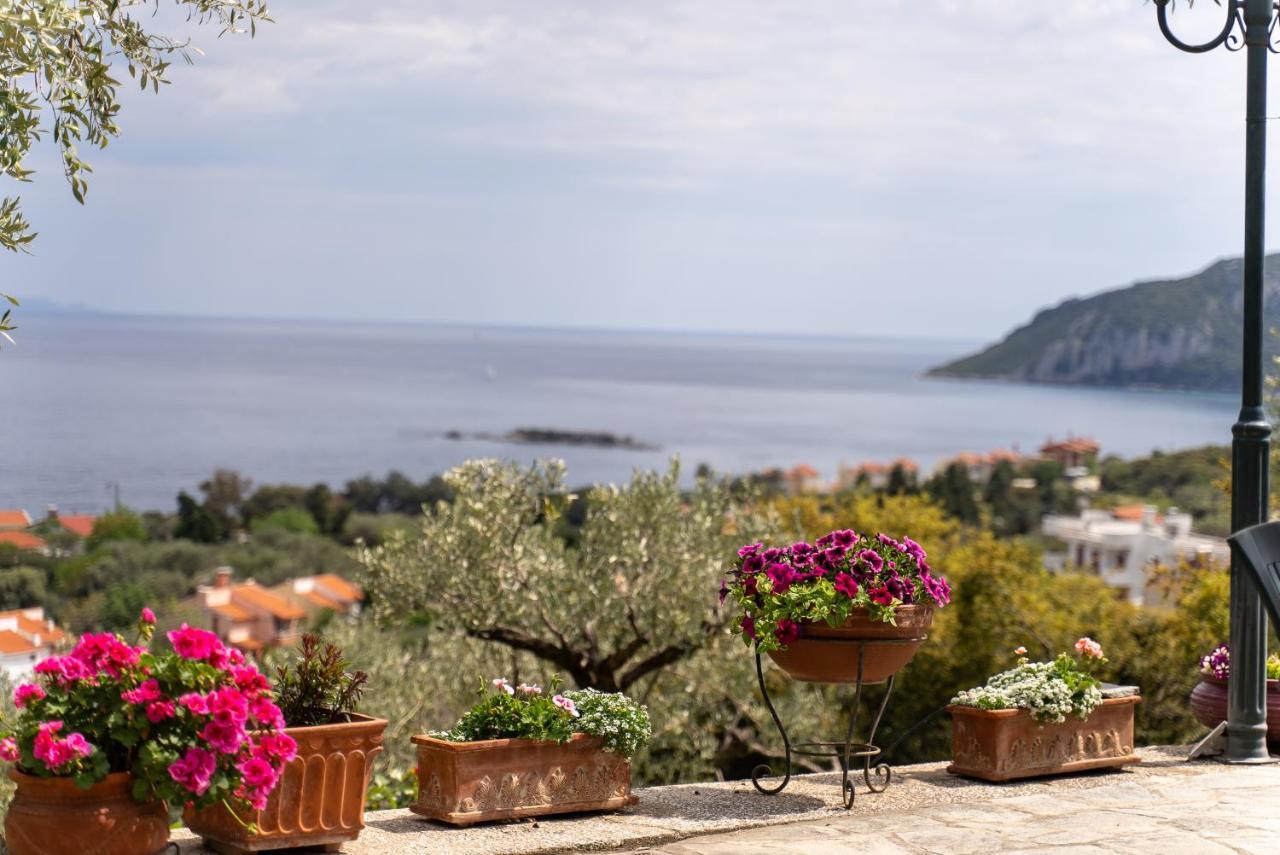 PalaiónTsiflíkion Villa Elia Kavala - Mediterranean Holiday Villa מראה חיצוני תמונה